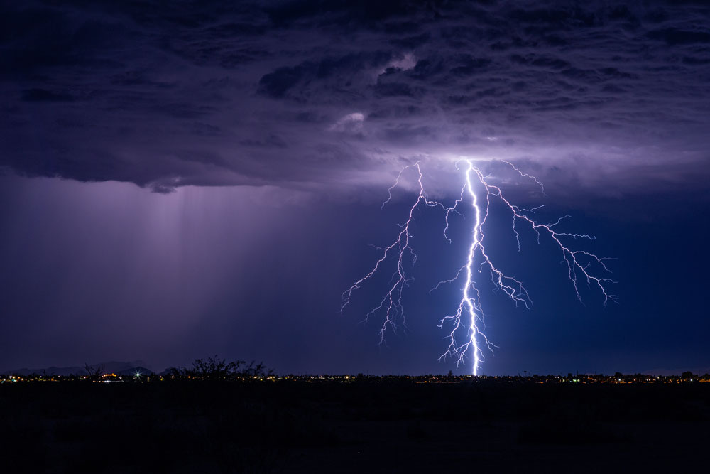 generator for electrical backup from storm power outages